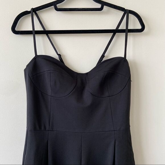 Nwt-leith Bustier Little Black Romper (Size:Medium) - Picture 5 of 13
